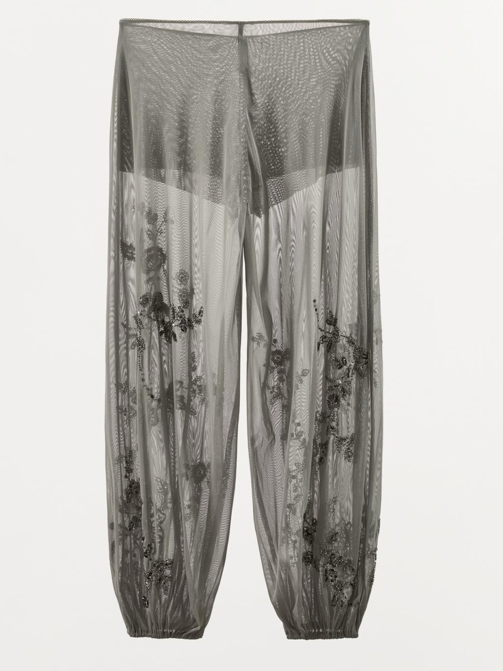 EMBROIDERED BLOOMER PANTS

Zara Sheer Embroidered Mesh Joggers - Picture 6 of 10